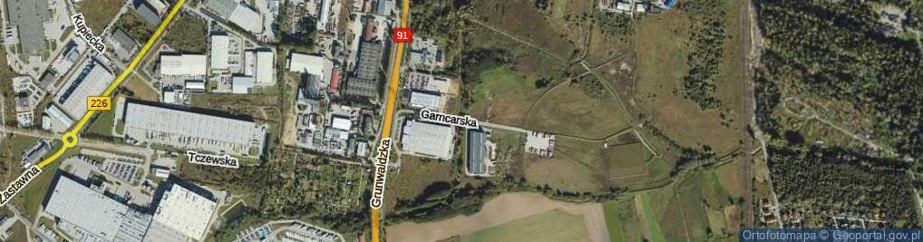 Zdjęcie satelitarne Garncarska ul.